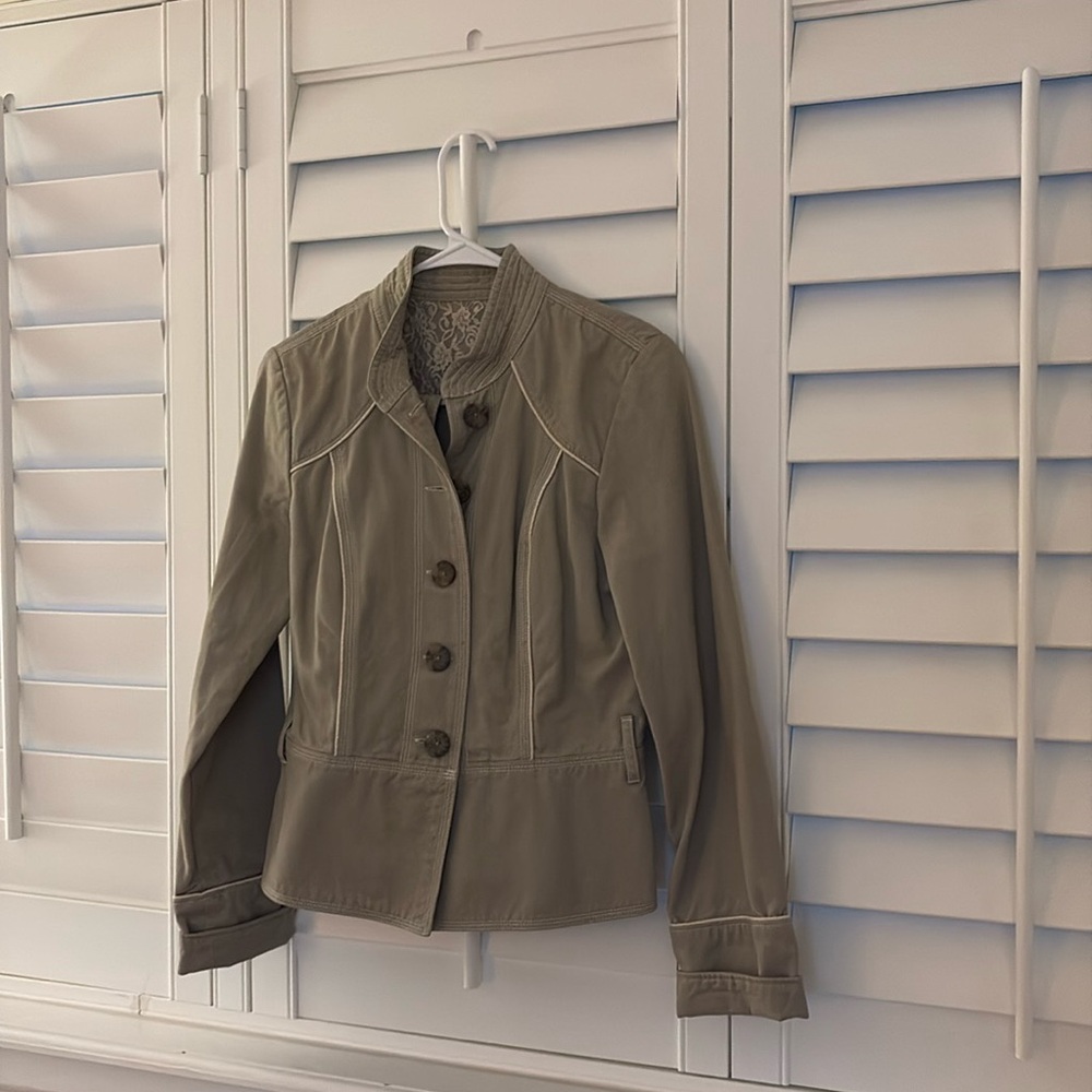 Taupe cotton jacket